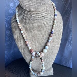 Purple Opal necklace set